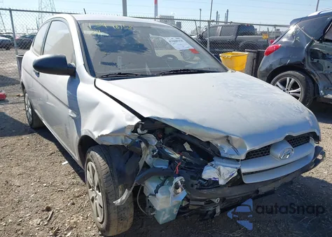 2008 Hyundai Accent Gs from USA, damaged, VIN KMHCM36C98U092567